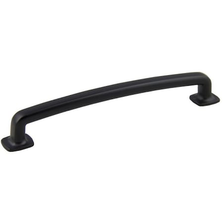 Crown 7" Vail Cabinet Pull with 6-3/10" Center to Center  Matte Black Finish CHP86375BK